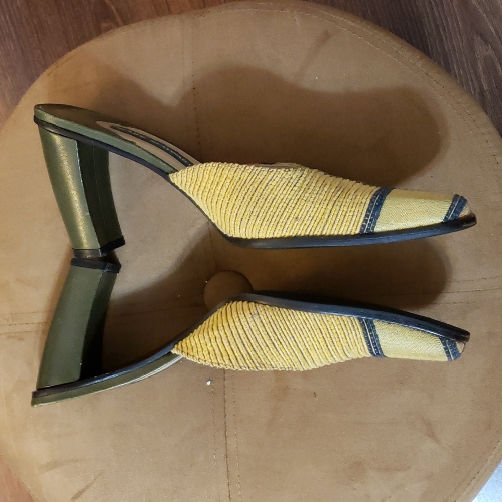Mark Schwartz Color-Block Mules - Picture 6 of 11